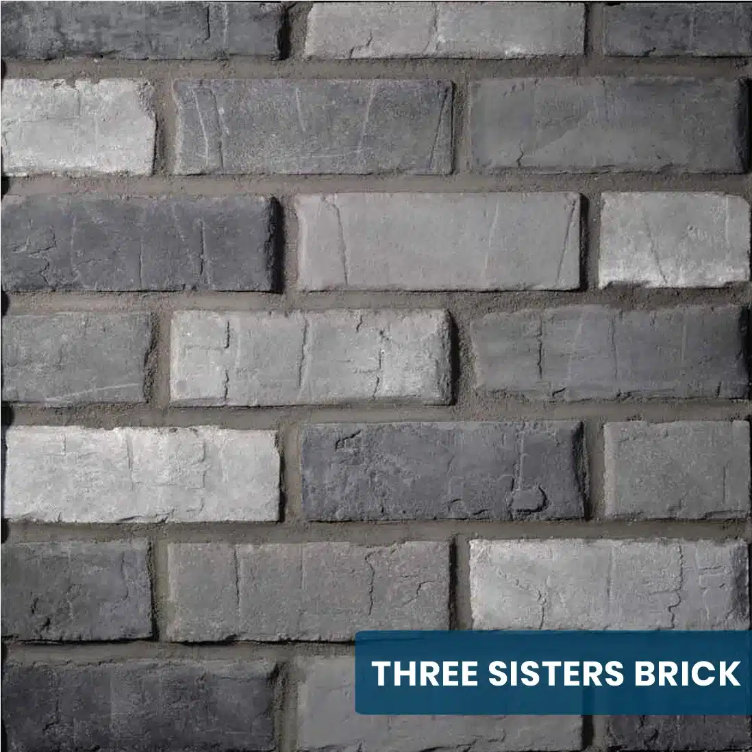 Close-up view of Innovative Stonecraft's Three Sisters Brick, showcasing its elegant and enduring design