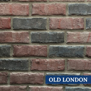 Sample Photo of Innovative Stoncraft's Old London Profile which displays a red and dark brown hues. This profile is part of our Brick Collection.