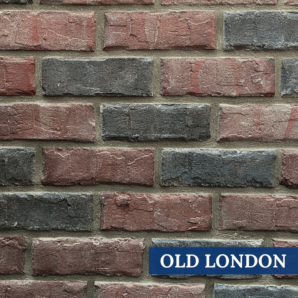 Sample Photo of Innovative Stoncraft's Old London Profile which displays a red and dark brown hues. This profile is part of our Brick Collection.