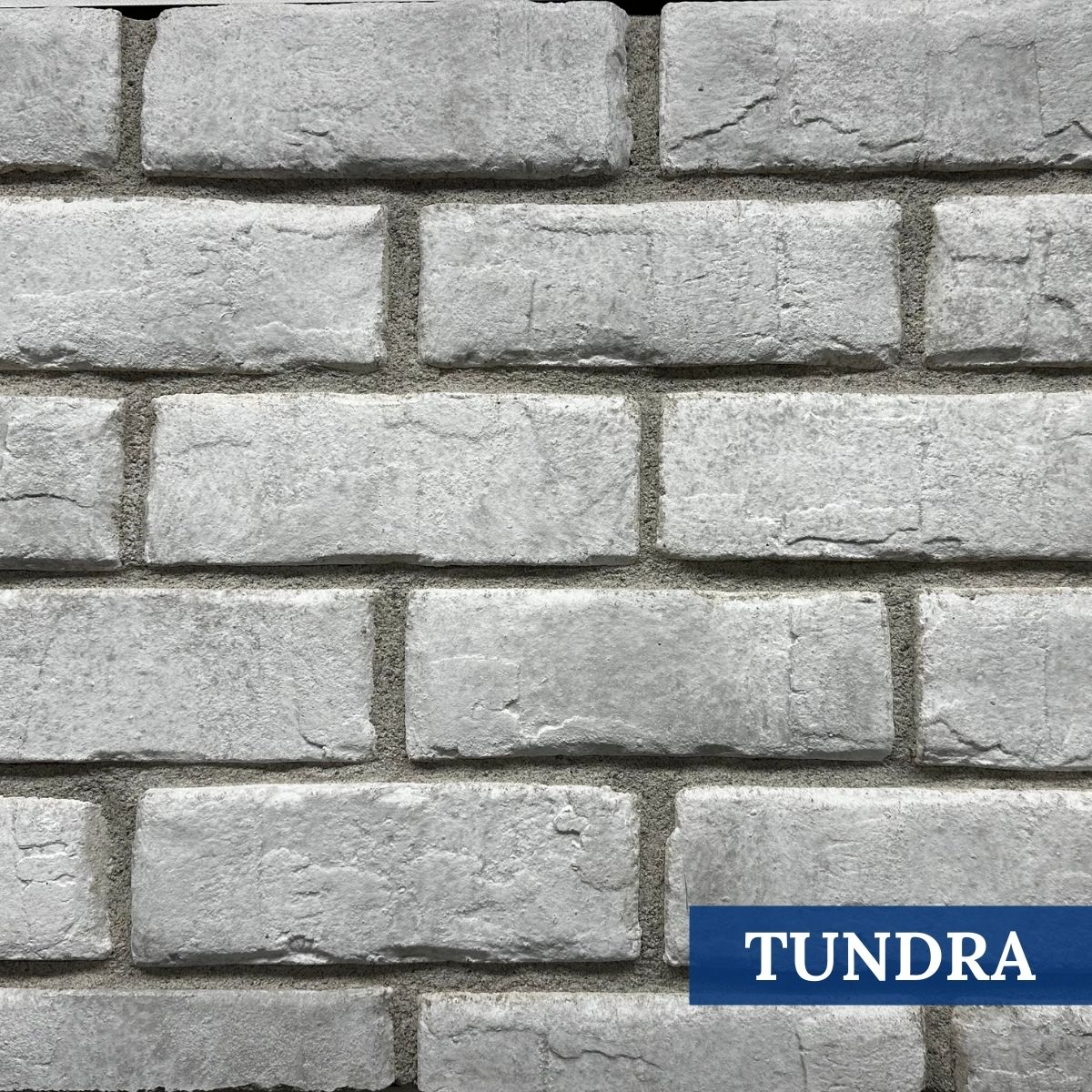 Sample Photo of Innovative Stoncraft's Tundra Profile which displays a white hue. This profile is part of our Brick Collection.