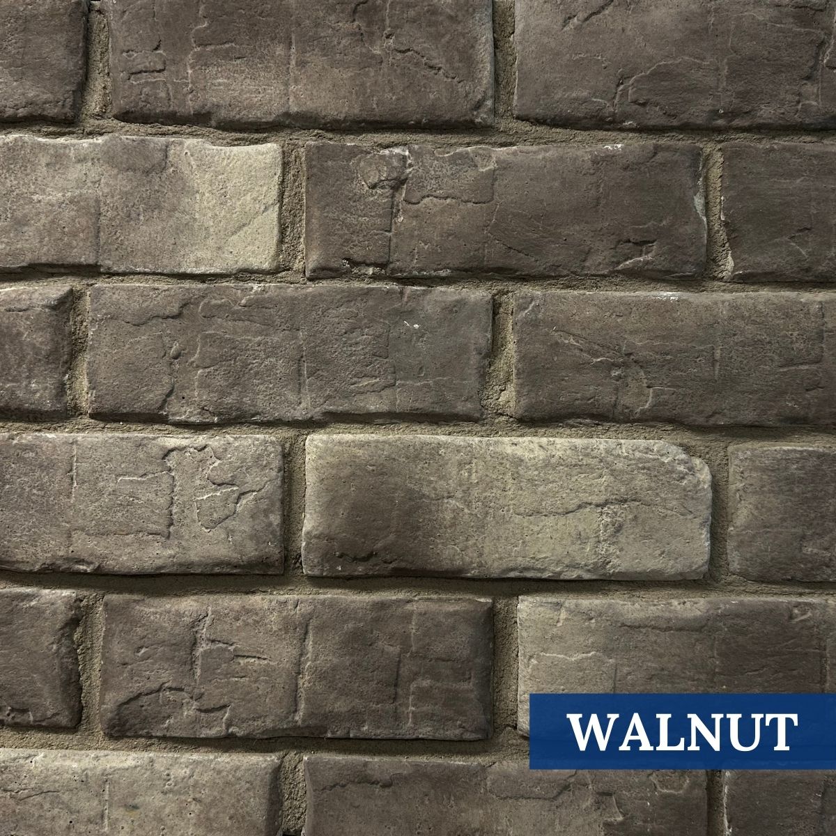 Sample Photo of Innovative Stoncraft's Walnut Profile which displays brown and beige hues. This profile is part of our Brick Collection.