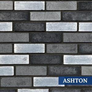 Close-up view of Innovative Stonecraft's Ashton Clean Brick, showcasing its contemporary and clean design.